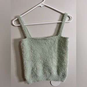 Willow & Wind Fuzzy fuzzy knit tank XS